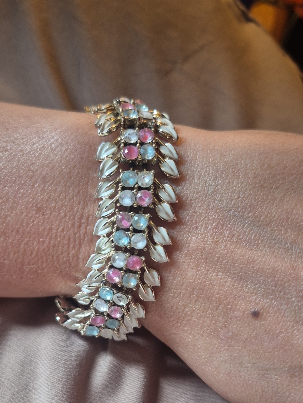 Coro Moonstone Bracelet 1950's
